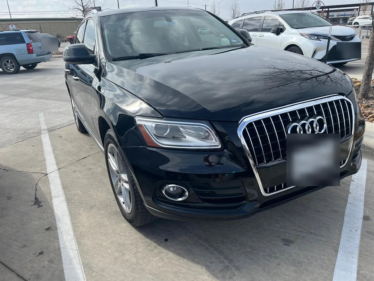 The same Audi Q5 finished with the new bumper fitted and painted
